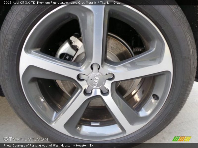 Lava Gray Metallic / Titanium Gray 2015 Audi Q5 3.0 TDI Premium Plus quattro