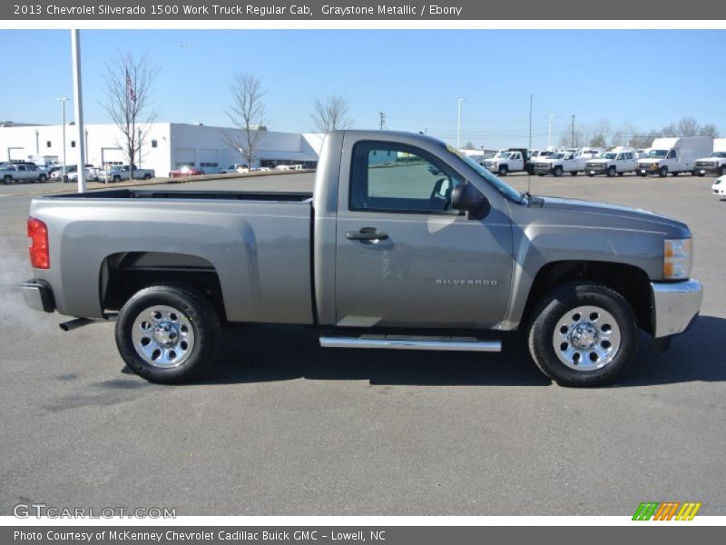 Graystone Metallic / Ebony 2013 Chevrolet Silverado 1500 Work Truck Regular Cab