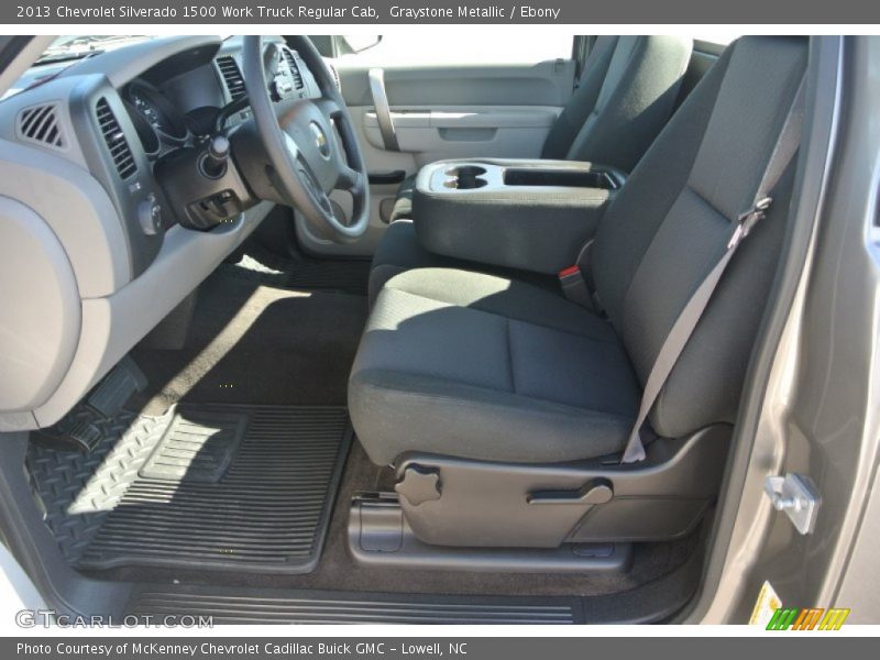 Graystone Metallic / Ebony 2013 Chevrolet Silverado 1500 Work Truck Regular Cab