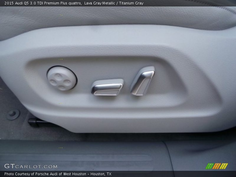 Lava Gray Metallic / Titanium Gray 2015 Audi Q5 3.0 TDI Premium Plus quattro