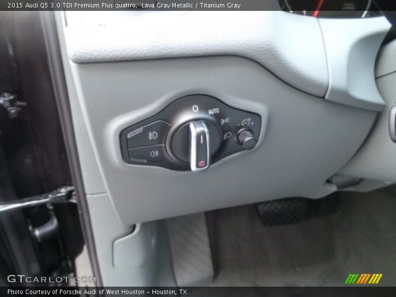 Lava Gray Metallic / Titanium Gray 2015 Audi Q5 3.0 TDI Premium Plus quattro