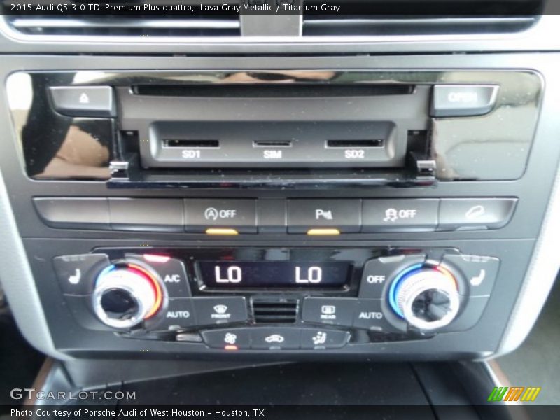 Lava Gray Metallic / Titanium Gray 2015 Audi Q5 3.0 TDI Premium Plus quattro