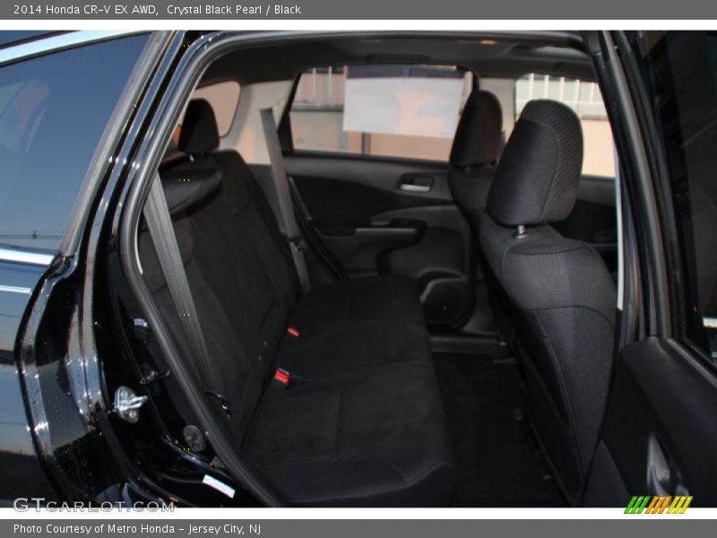 Crystal Black Pearl / Black 2014 Honda CR-V EX AWD