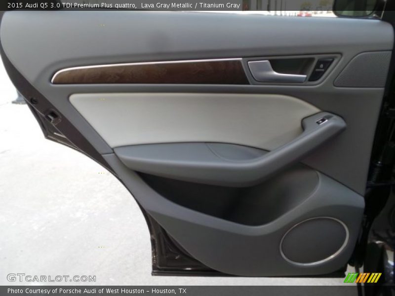 Lava Gray Metallic / Titanium Gray 2015 Audi Q5 3.0 TDI Premium Plus quattro