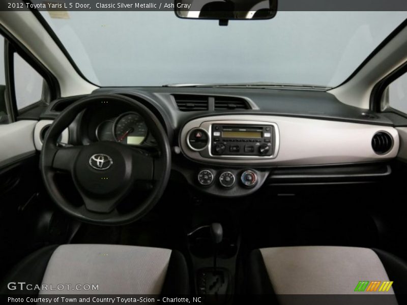 Classic Silver Metallic / Ash Gray 2012 Toyota Yaris L 5 Door