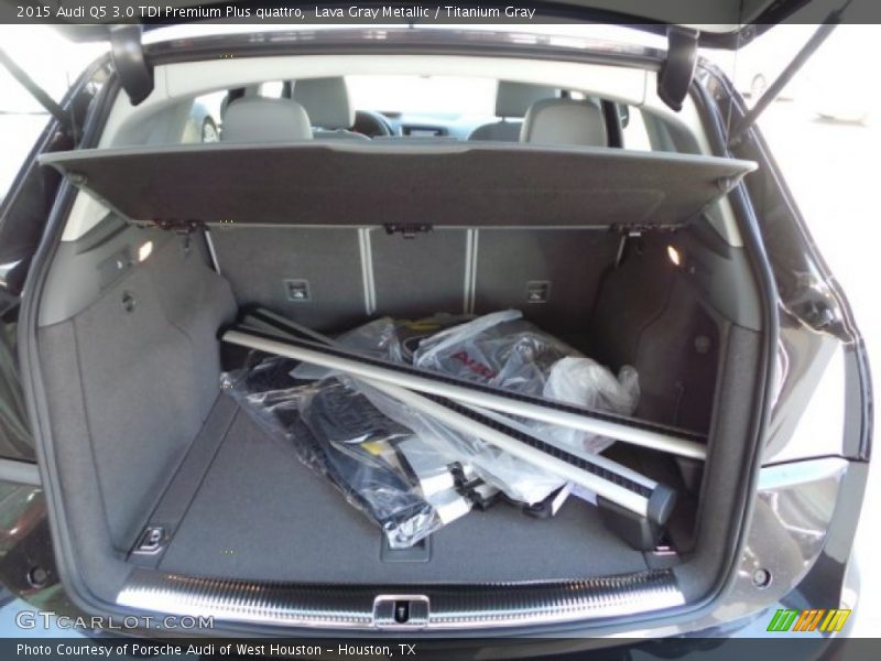 Lava Gray Metallic / Titanium Gray 2015 Audi Q5 3.0 TDI Premium Plus quattro