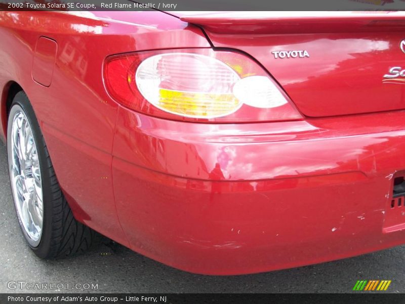 Red Flame Metallic / Ivory 2002 Toyota Solara SE Coupe