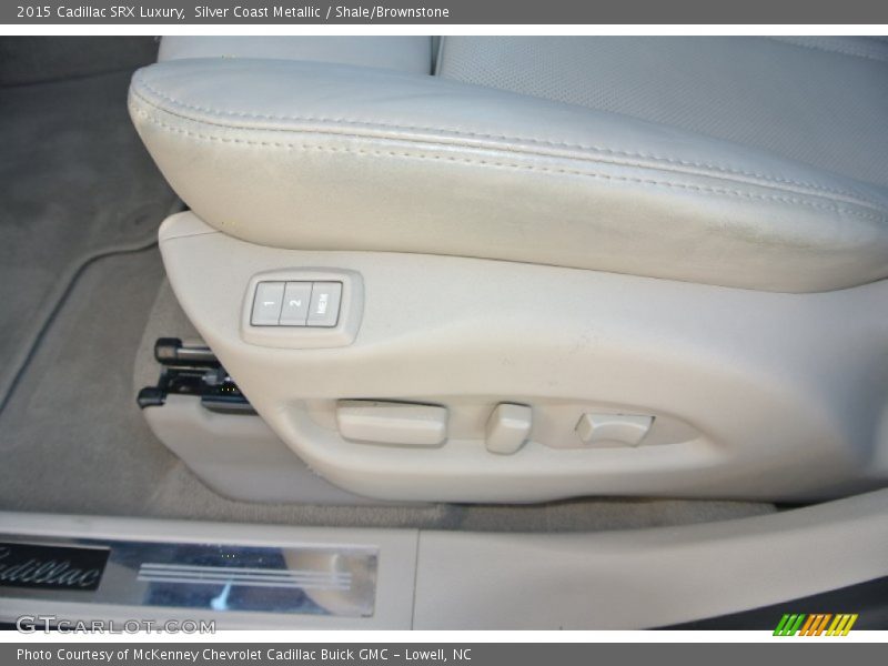 Silver Coast Metallic / Shale/Brownstone 2015 Cadillac SRX Luxury
