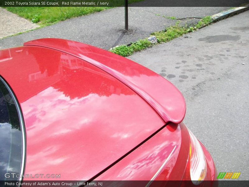 Red Flame Metallic / Ivory 2002 Toyota Solara SE Coupe