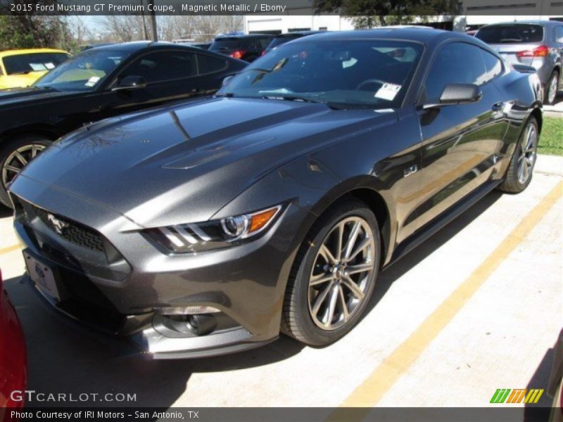 Magnetic Metallic / Ebony 2015 Ford Mustang GT Premium Coupe