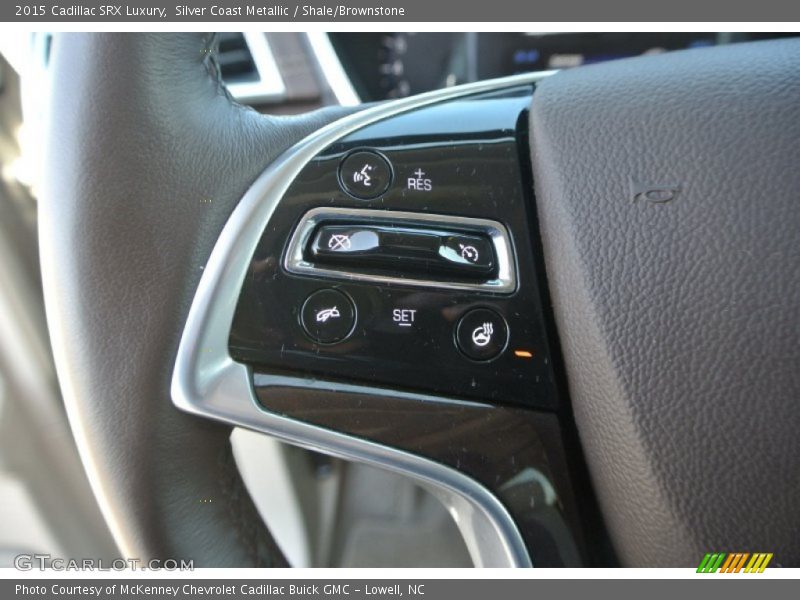 Silver Coast Metallic / Shale/Brownstone 2015 Cadillac SRX Luxury