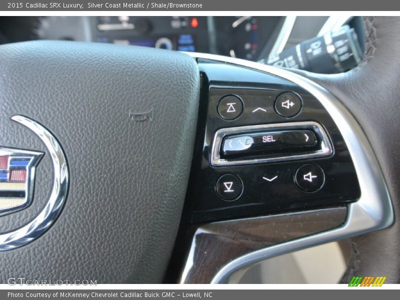 Silver Coast Metallic / Shale/Brownstone 2015 Cadillac SRX Luxury