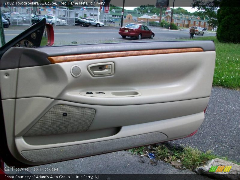 Red Flame Metallic / Ivory 2002 Toyota Solara SE Coupe