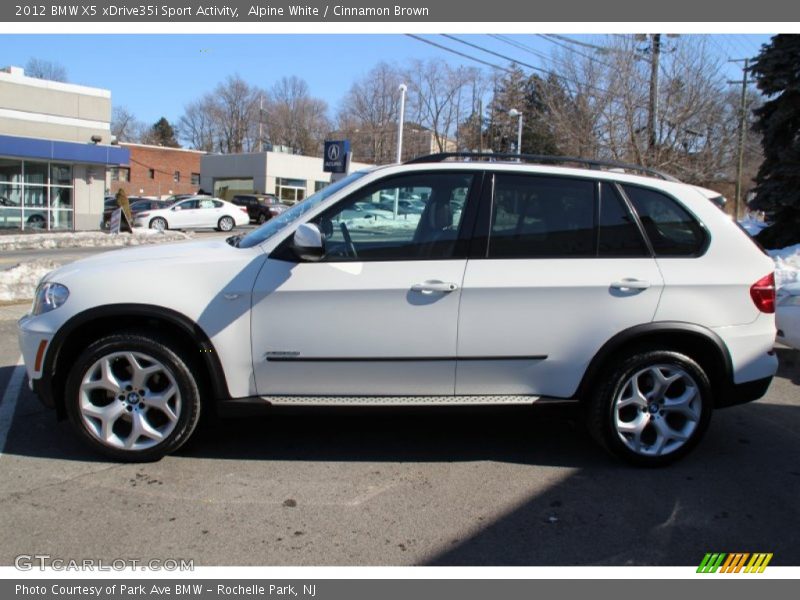 Alpine White / Cinnamon Brown 2012 BMW X5 xDrive35i Sport Activity