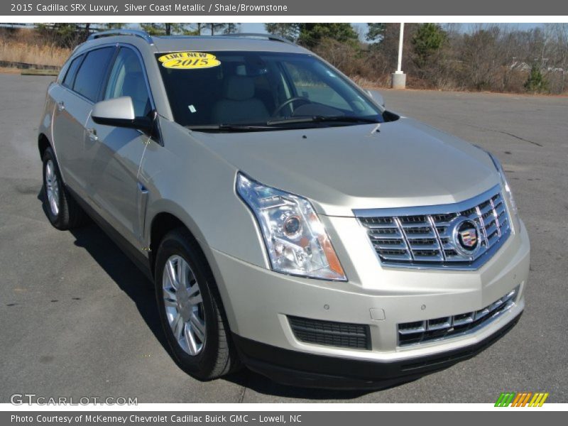 Silver Coast Metallic / Shale/Brownstone 2015 Cadillac SRX Luxury