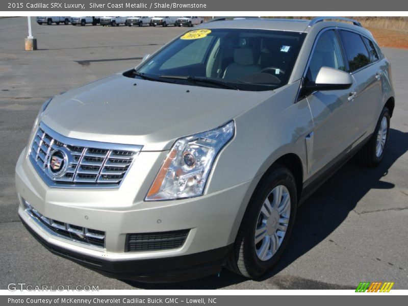 Silver Coast Metallic / Shale/Brownstone 2015 Cadillac SRX Luxury