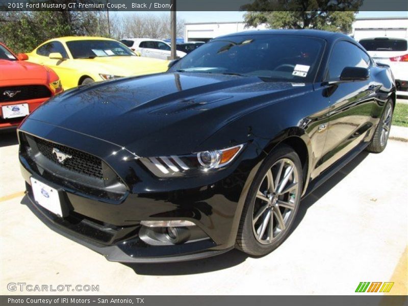 Black / Ebony 2015 Ford Mustang GT Premium Coupe