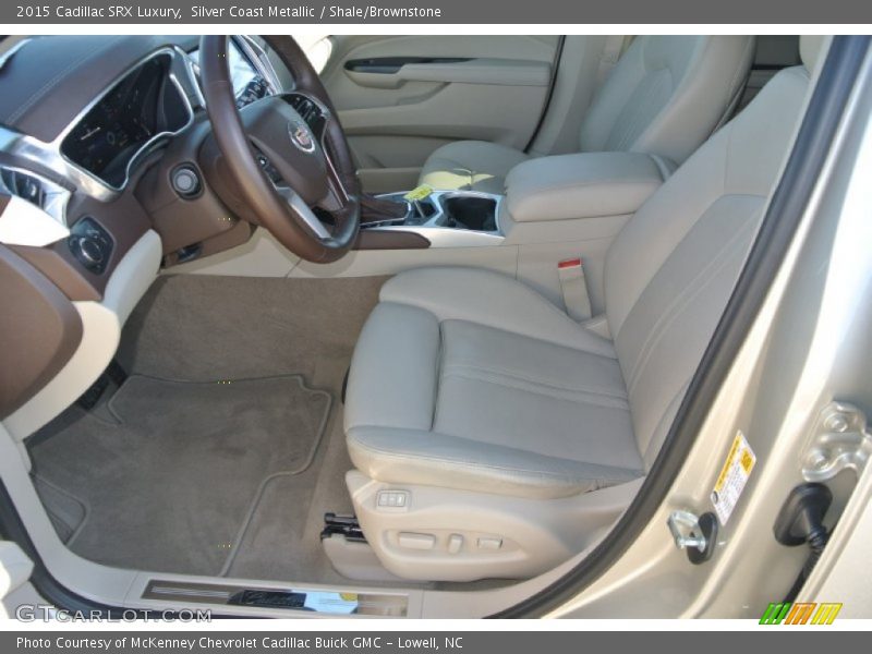 Silver Coast Metallic / Shale/Brownstone 2015 Cadillac SRX Luxury