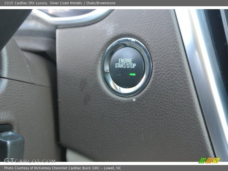 Silver Coast Metallic / Shale/Brownstone 2015 Cadillac SRX Luxury