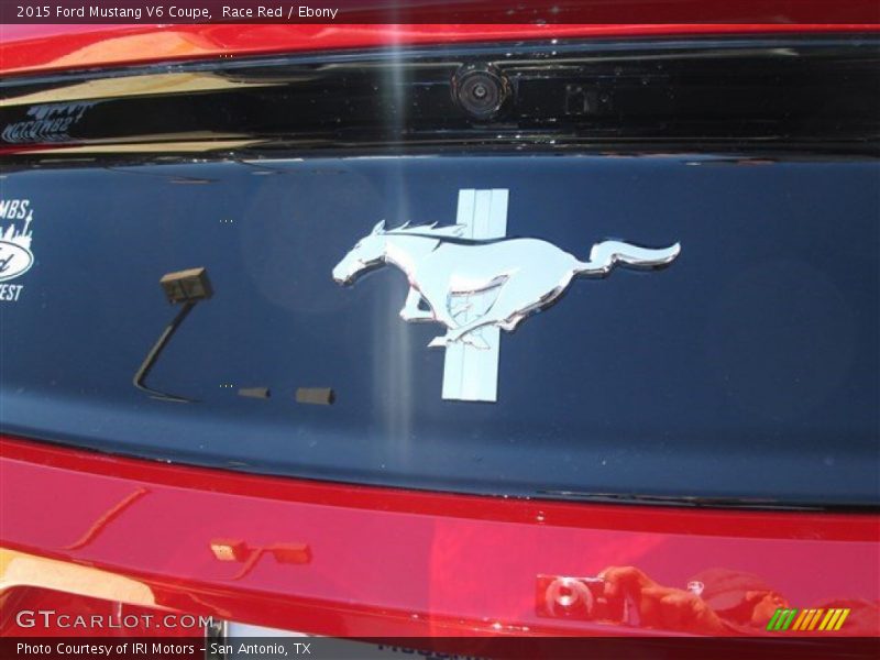 Race Red / Ebony 2015 Ford Mustang V6 Coupe