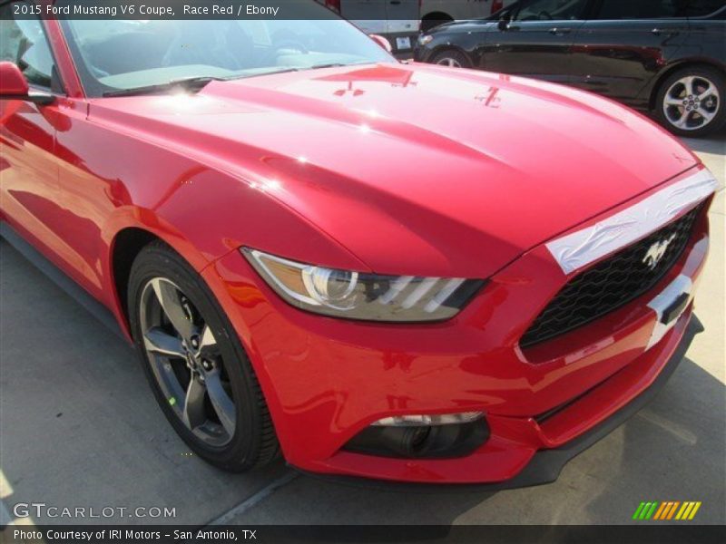 Race Red / Ebony 2015 Ford Mustang V6 Coupe