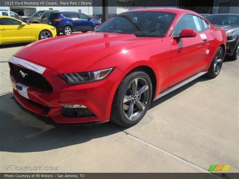 Front 3/4 View of 2015 Mustang V6 Coupe