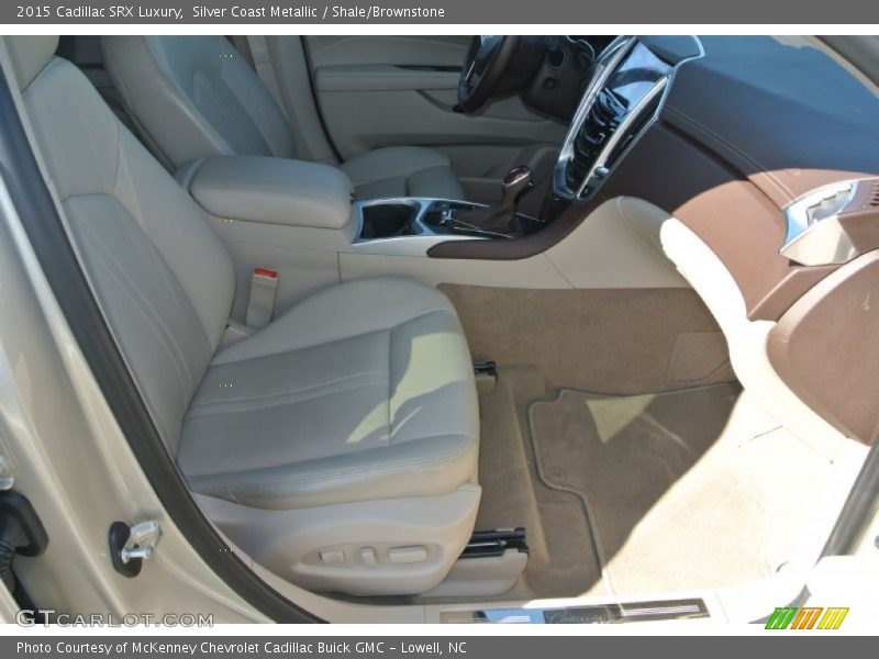 Silver Coast Metallic / Shale/Brownstone 2015 Cadillac SRX Luxury