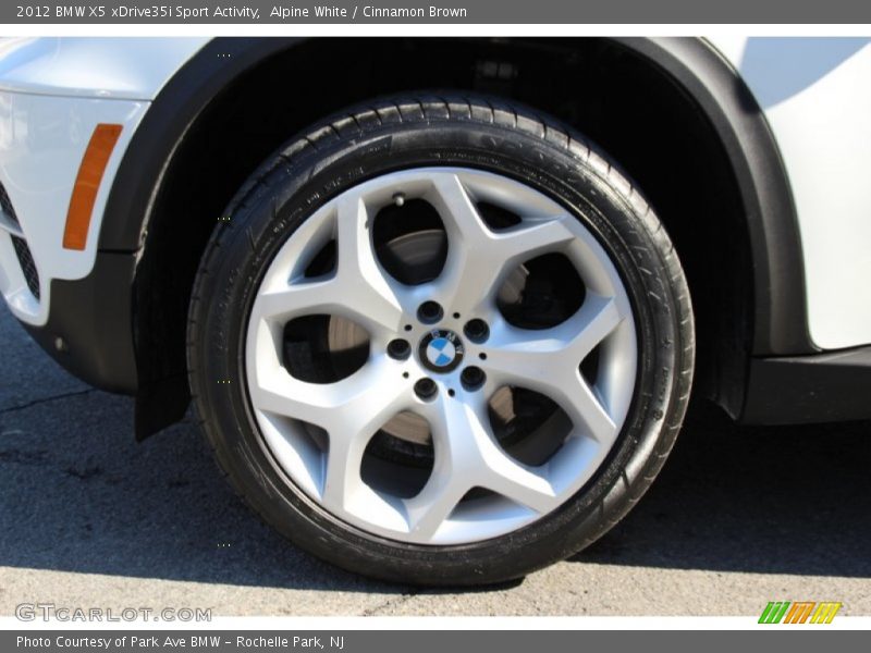 Alpine White / Cinnamon Brown 2012 BMW X5 xDrive35i Sport Activity