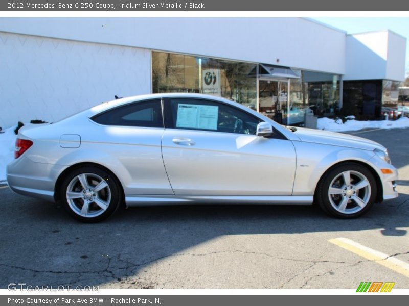 Iridium Silver Metallic / Black 2012 Mercedes-Benz C 250 Coupe