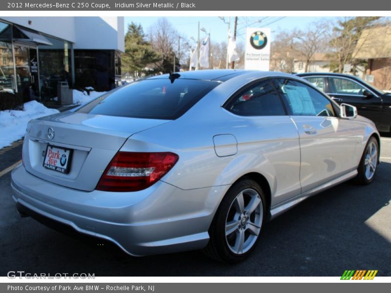 Iridium Silver Metallic / Black 2012 Mercedes-Benz C 250 Coupe