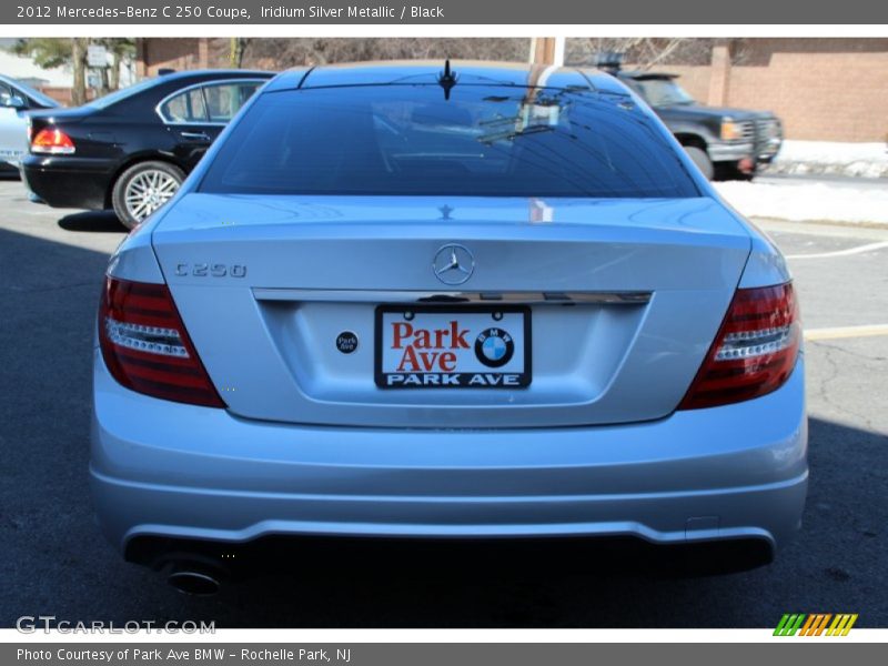 Iridium Silver Metallic / Black 2012 Mercedes-Benz C 250 Coupe