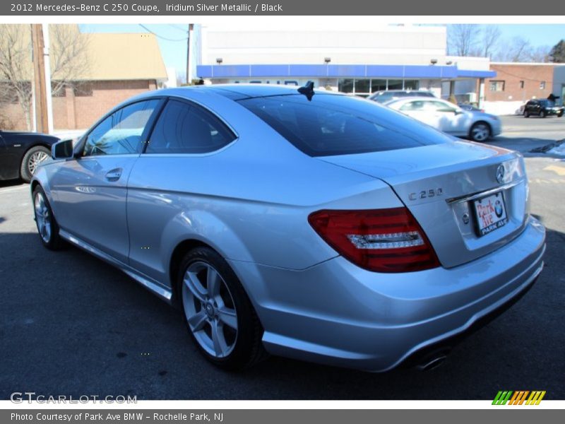 Iridium Silver Metallic / Black 2012 Mercedes-Benz C 250 Coupe