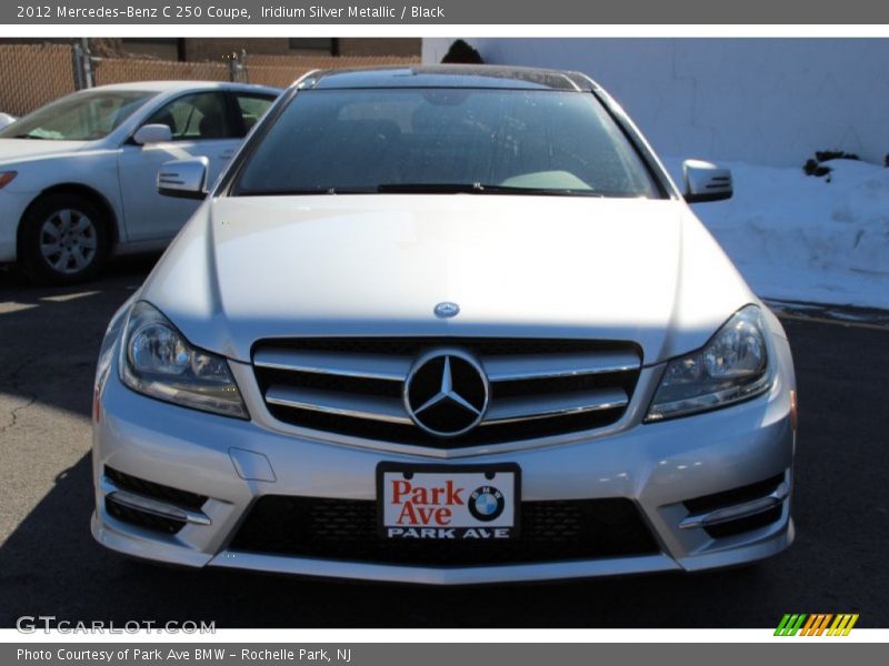 Iridium Silver Metallic / Black 2012 Mercedes-Benz C 250 Coupe