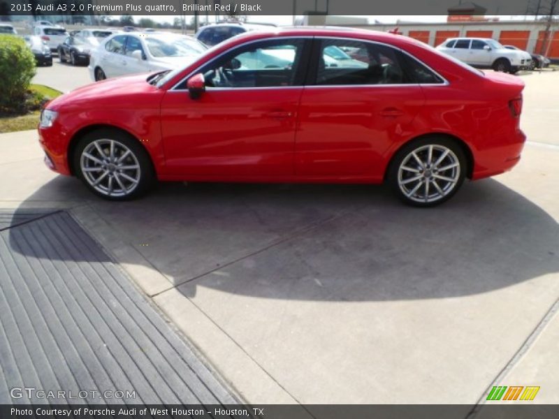 Brilliant Red / Black 2015 Audi A3 2.0 Premium Plus quattro
