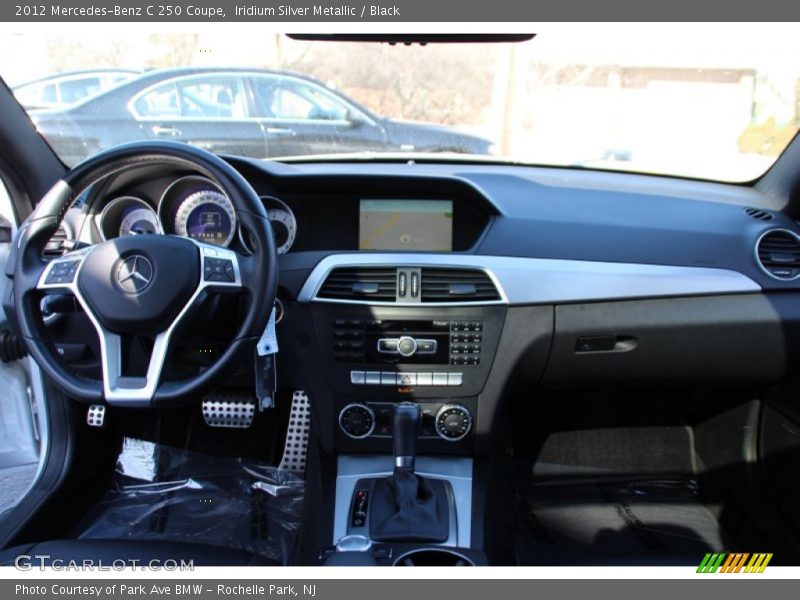 Iridium Silver Metallic / Black 2012 Mercedes-Benz C 250 Coupe