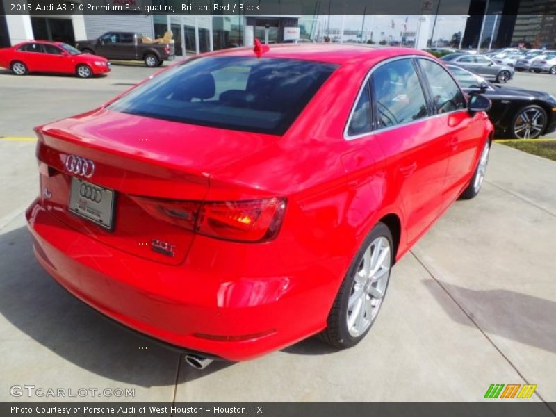 Brilliant Red / Black 2015 Audi A3 2.0 Premium Plus quattro