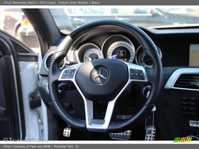 Iridium Silver Metallic / Black 2012 Mercedes-Benz C 250 Coupe