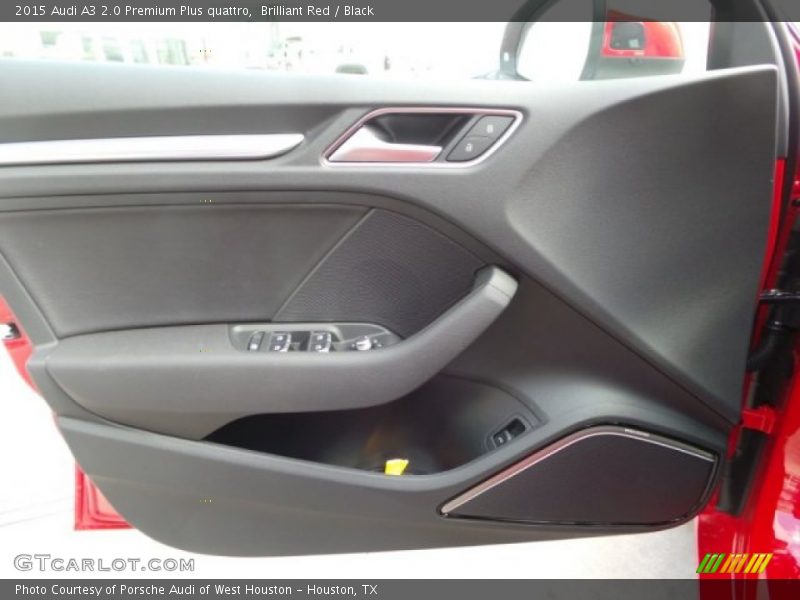 Brilliant Red / Black 2015 Audi A3 2.0 Premium Plus quattro