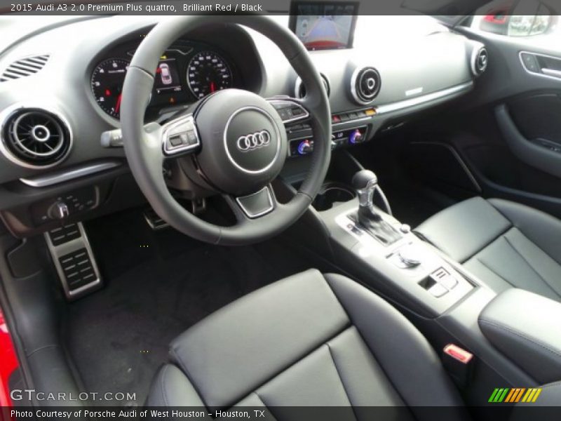 Brilliant Red / Black 2015 Audi A3 2.0 Premium Plus quattro
