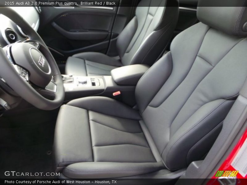 Brilliant Red / Black 2015 Audi A3 2.0 Premium Plus quattro