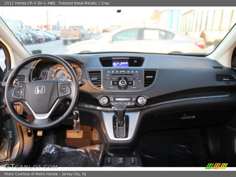 Polished Metal Metallic / Gray 2012 Honda CR-V EX-L 4WD