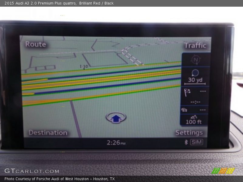 Brilliant Red / Black 2015 Audi A3 2.0 Premium Plus quattro