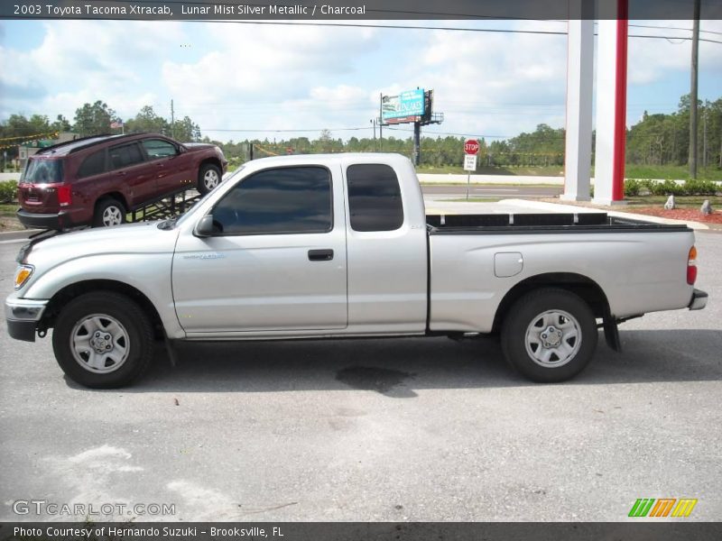 Lunar Mist Silver Metallic / Charcoal 2003 Toyota Tacoma Xtracab