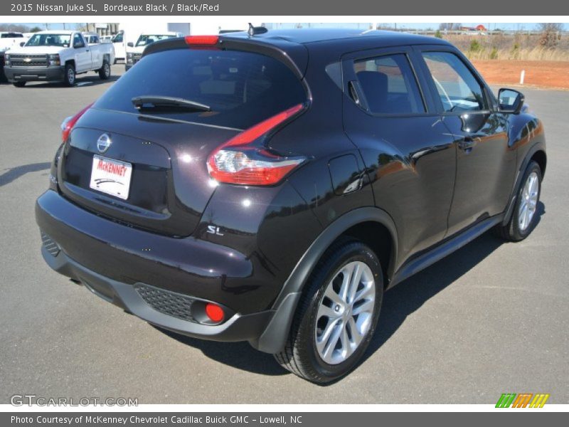Bordeaux Black / Black/Red 2015 Nissan Juke SL
