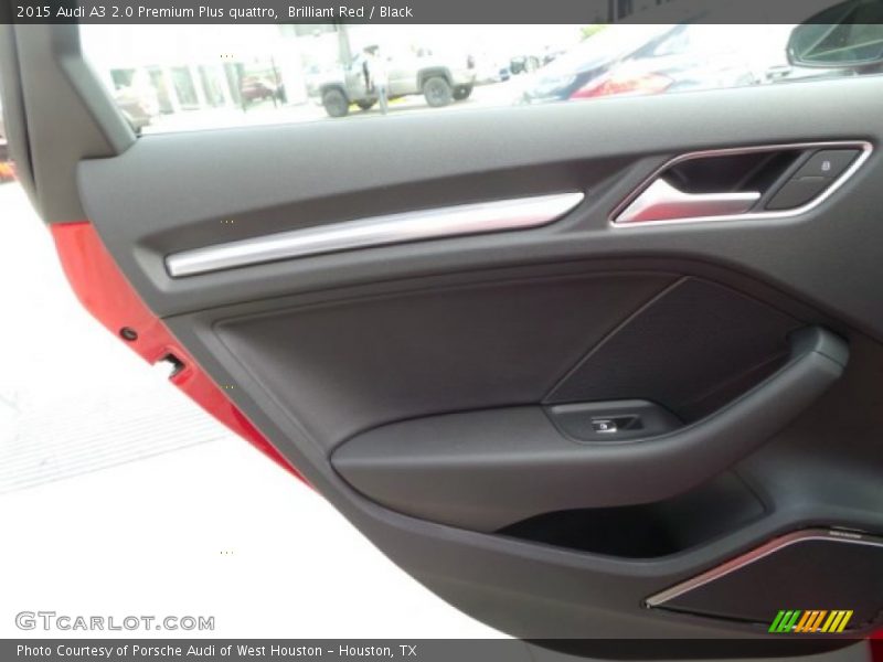 Brilliant Red / Black 2015 Audi A3 2.0 Premium Plus quattro