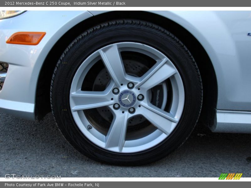 Iridium Silver Metallic / Black 2012 Mercedes-Benz C 250 Coupe
