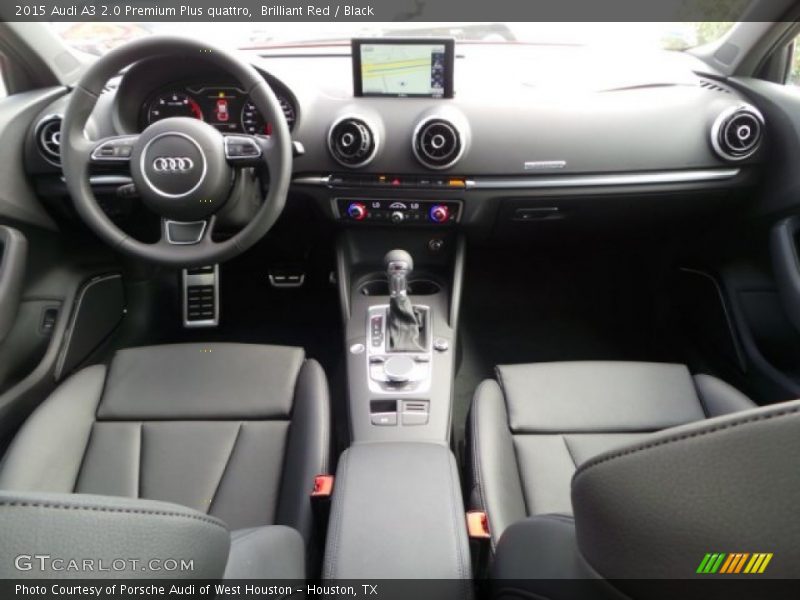 Brilliant Red / Black 2015 Audi A3 2.0 Premium Plus quattro