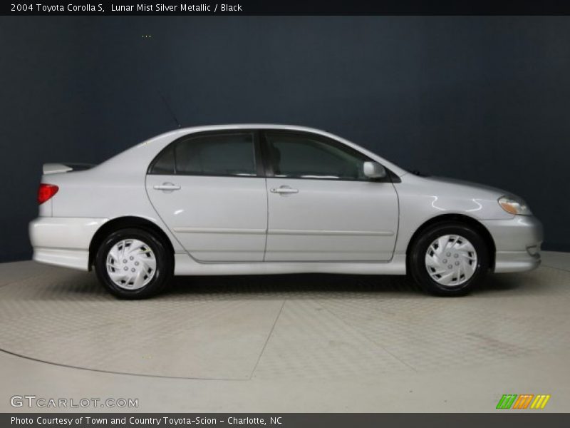 Lunar Mist Silver Metallic / Black 2004 Toyota Corolla S
