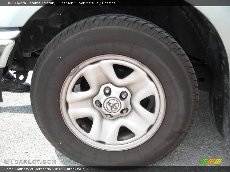 Lunar Mist Silver Metallic / Charcoal 2003 Toyota Tacoma Xtracab