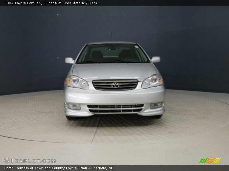 Lunar Mist Silver Metallic / Black 2004 Toyota Corolla S